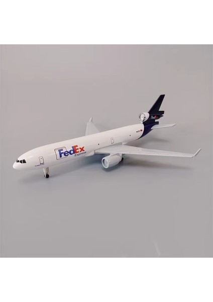 20 cm Hava Fedex Express Havayolları Md MD-11DIECAST Alaşım Metal Uçak Model Uçak Uçak Tekerlekler ile Iniş Takımları Uçak (Yurt Dışından)