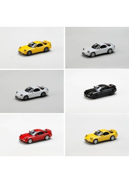 Hobi Japonya 1/64 Alaşım Mazad Rx7 Efini Tipi Rs Diecast Metal Spor Model Araba Klasik Koleksiyonu Araç Çocuk Oyuncağı Yetişkin Hediye (Yurt Dışından)