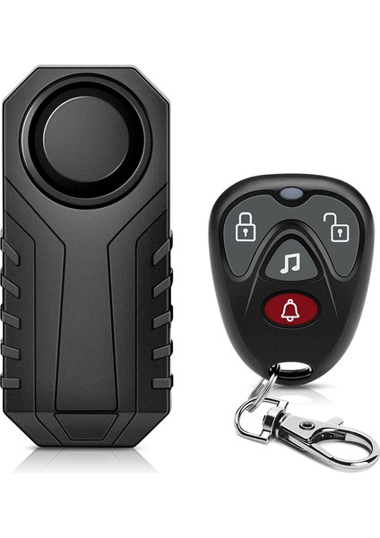 Extractme Motosiklet Hırsız Alarmı Uzaktan Kumanda ile 113DB Kablosuz Su Geçirmez Araba Elektrikli Bisiklet Güvenlik Anti Kayıp Alarm (Yurt Dışından)