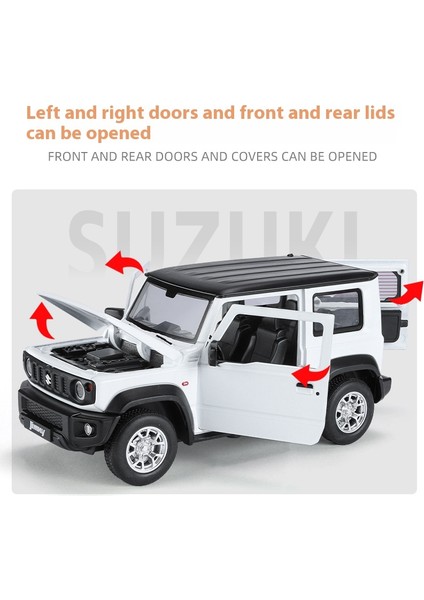 1:24 Suzuki Jimny Off Road Suv Alaşım Metal Döküm Model Araç Ses ve Işık Koleksiyonu Ekran Hobi Dekorasyon Hediyeler Için Boy (Yurt Dışından) fırsatları