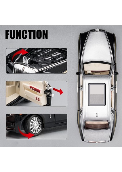 1:24 Rolls Royce Phantom Mansory Alaşım Araba Döküm ve Oyuncak Araçlar Araba Modeli Ses ve Işık Geri Çekin Oyuncak Arabalar Çocuklar Için Hediyeler (Yurt Dışından) fırsatları