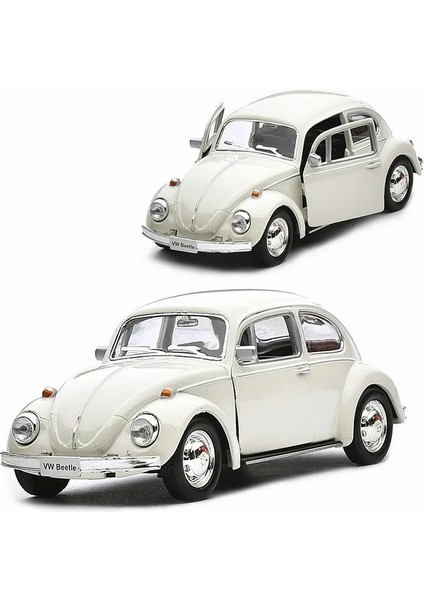 1:36 Volkswagen Böceği Araba Modeli Oyuncak Geri Çekin Çocuklar Için Noel Hediyeleri 1967 Alaşım Döküm Klasik Oyuncak Koleksiyonu F346 (Yurt Dışından) modelleri