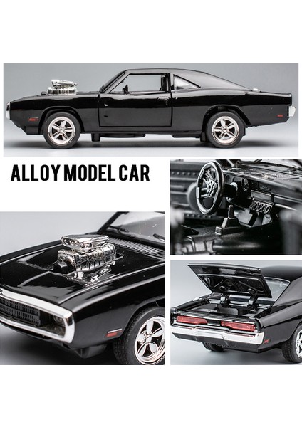 1:32 Simülasyon Dodge Challenger Hızlı ve Öfkeli 7 Alaşım Araba Modeli Döküm Oyuncak Araçlar Dekorasyon Oyuncaklar Çocuklar Için Çocuk (Yurt Dışından)
