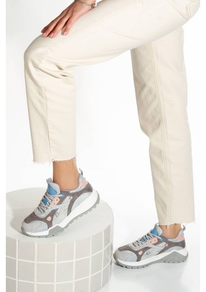 Kadın Multi Renk Günlük Spor Ayakkabı 2080 Siyah Renkli