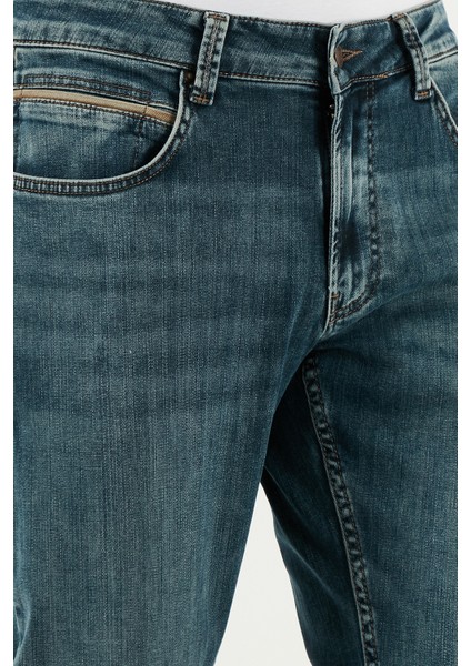Pamuklu Regular Fit Normal Bel Boru Paça Jeans Erkek Kot Pantolon 2211S76PARMA