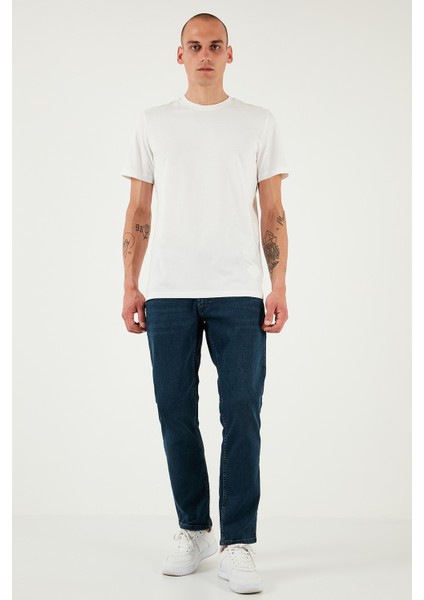 Pamuklu Regular Fit Normal Bel Boru Paça Jeans Erkek Kot Pantolon 2211S75PARMA