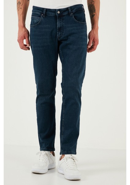 Pamuklu Regular Fit Normal Bel Boru Paça Jeans Erkek Kot Pantolon 2211S75PARMA