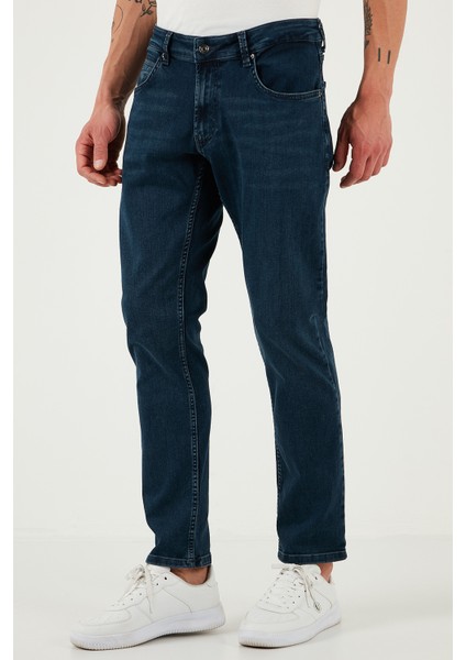 Pamuklu Regular Fit Normal Bel Boru Paça Jeans Erkek Kot Pantolon 2211S75PARMA