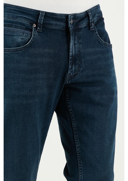 Pamuklu Regular Fit Normal Bel Boru Paça Jeans Erkek Kot Pantolon 2211S75PARMA