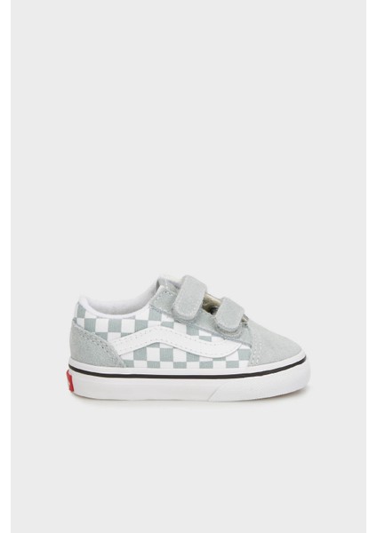 Old Skool V Kareli Süet Sneaker Ayakkabı Unisex Çocuk Ayakkabı VN0009RCEPO1