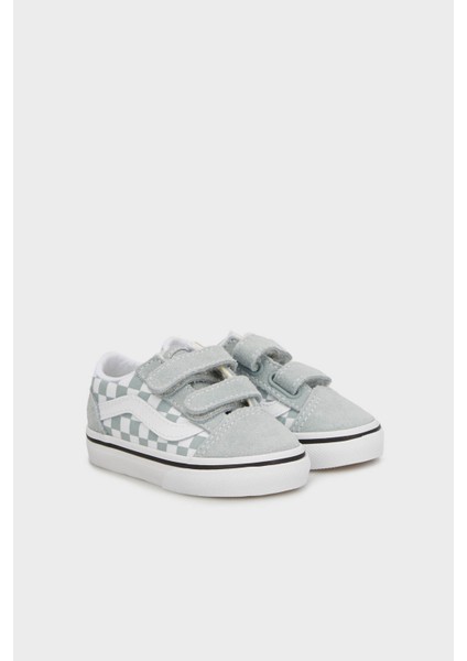 Old Skool V Kareli Süet Sneaker Ayakkabı Unisex Çocuk Ayakkabı VN0009RCEPO1 fiyatları