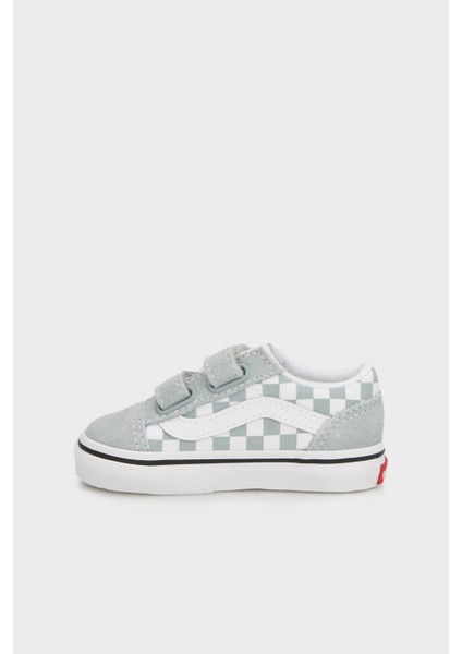 Old Skool V Kareli Süet Sneaker Ayakkabı Unisex Çocuk Ayakkabı VN0009RCEPO1 modelleri