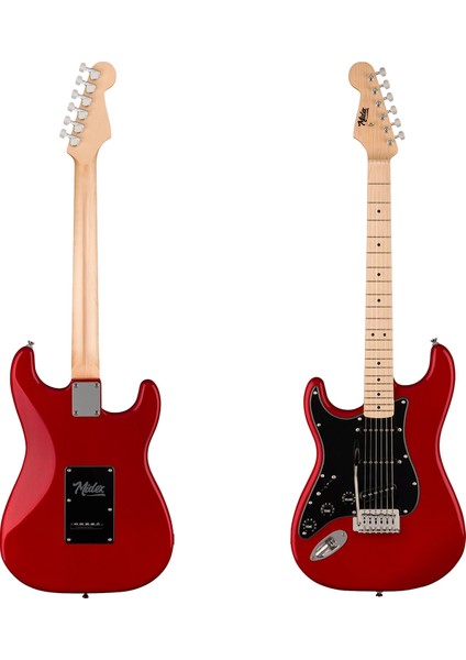RPH-31RD Solak Elektro Gitar Seti Maple Klavye Strat Kasa sss manyetik