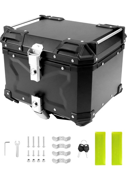 Evrensel Alüminyum Kasa Ithal Motosiklet Çantası Topcase Motor Çantası 55L fiyatları
