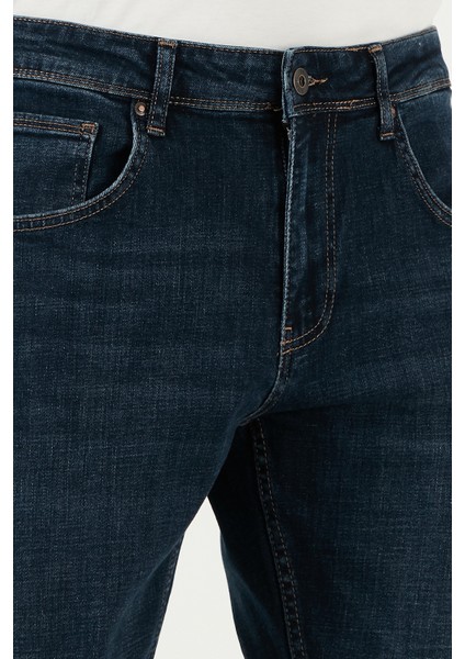 Pamuklu Slim Fit Yüksek Bel Dar Paça Jeans Erkek Kot Pantolon 3300S82TOKYO indirimleri