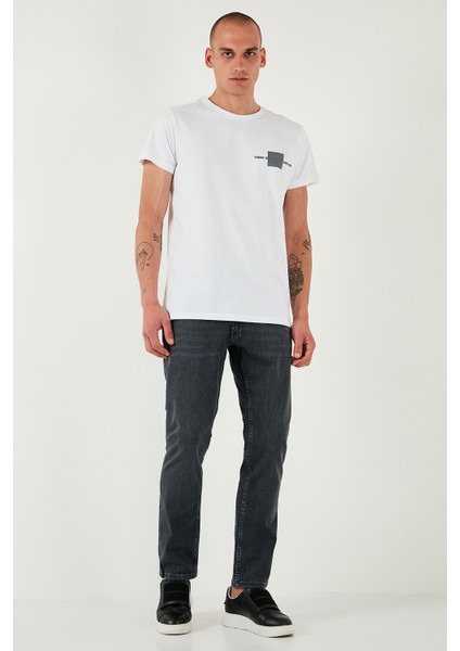 Pamuklu Regular Fit Normal Bel Boru Paça Jeans Erkek Kot Pantolon 2211S78PARMA