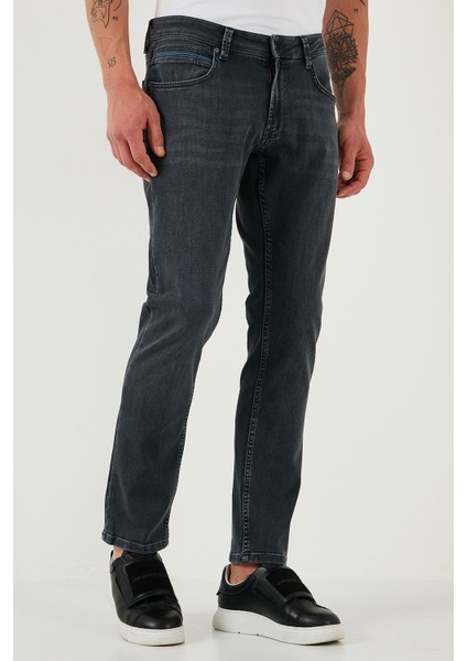 Pamuklu Regular Fit Normal Bel Boru Paça Jeans Erkek Kot Pantolon 2211S78PARMA