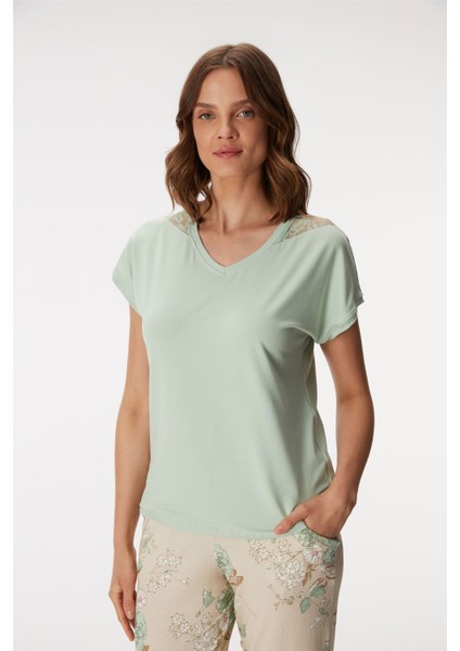 11385 Kadın T-Shirt ve Pantolon Takım modelleri