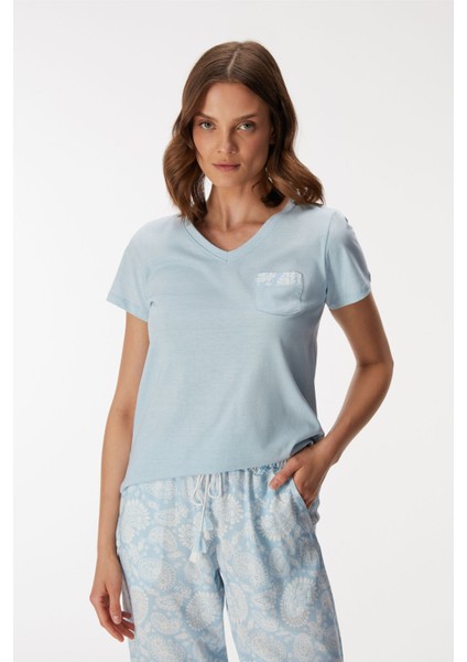 11351 Kadın T-Shirt ve Pantolon Takım modelleri