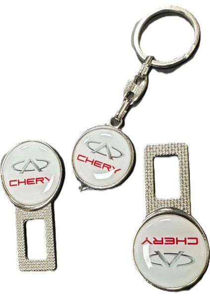 Chery Omada 5 Tiggo 7 Uyumlu Ikaz Ses Metal Toka 2 Adet Çift Yönlüdür Anahtarlık 1 Adet fiyatları