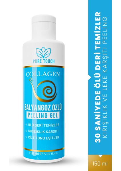 Salyangoz Özlü Cilt Soyucu, Yenileyici ve Canlandırıcı Peeling Jel - Yüz ve Vücut Kullanımı