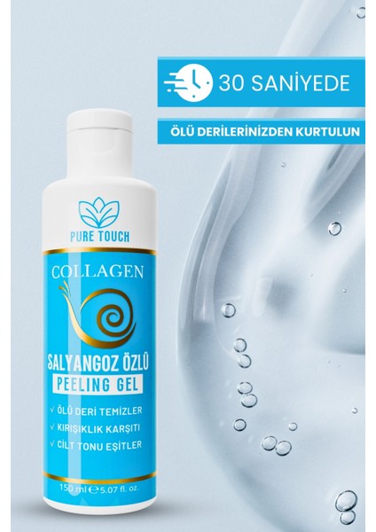 Salyangoz Özlü Cilt Soyucu, Yenileyici ve Canlandırıcı Peeling Jel - Yüz ve Vücut Kullanımı modelleri