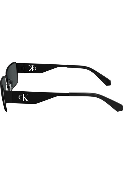Ckj 24206S 001 56 Unisex Dikdörtgen Siyah Metal Güneş Gözlüğü modelleri