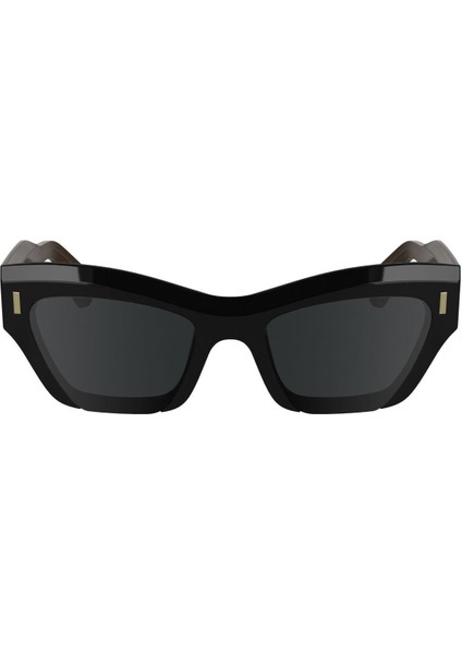 Ck 24531S 001 53 Unisex Geometrik Siyah Kemik Güneş Gözlüğü fiyatları