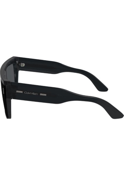 Ck 24502S 059 55 Unisex Kare Siyah Şeffaf Kemik Güneş Gözlüğü modelleri