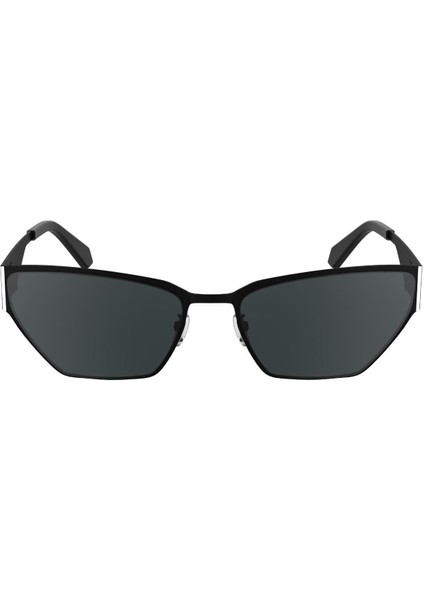 Ckj 24207S 001 58 Unisex Geometrik Siyah Metal Güneş Gözlüğü fiyatları