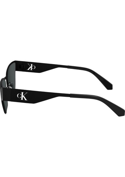 Ckj 24207S 001 58 Unisex Geometrik Siyah Metal Güneş Gözlüğü modelleri