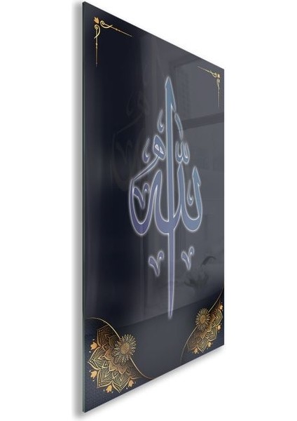 Dini Cam Tablo - Dikey Hat Sanatı - Dini Motif 10-008 fiyatları