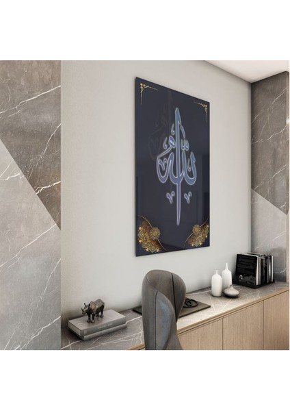 Dini Cam Tablo - Dikey Hat Sanatı - Dini Motif 10-008 modelleri