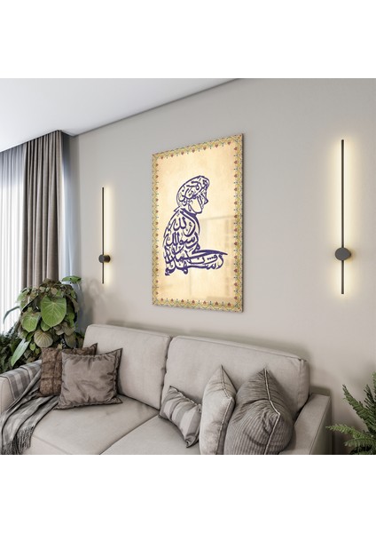Dini Cam Tablo - Dikey Hat Sanatı - Dini Motif 14- 031 modelleri