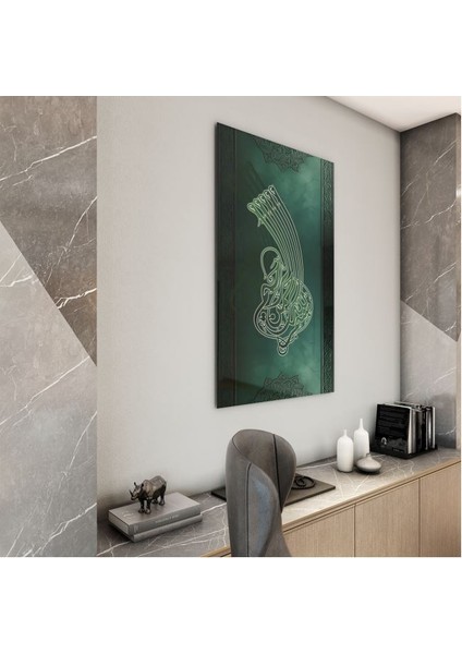 Dini Cam Tablo - Dikey Hat Sanatı - Dini Motif 08-035 modelleri
