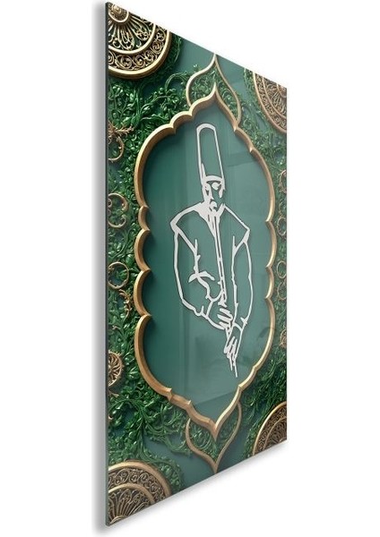 Dini Cam Tablo - Dikey Hat Sanatı - Dini Motif 12-036 fiyatları