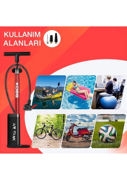 KB3256D 87 Psı Dijital Basınç Göstergeli Taşınabilir El Pompası