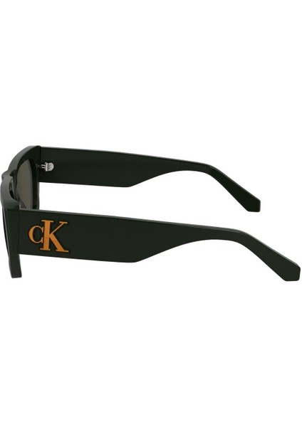 Ckj 24625S 309 55 Unisex Dikdörtgen Yeşil Kemik Güneş Gözlüğü modelleri