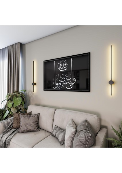Dini Cam Tablo - Yatay Hat Sanatı - Dini Motif 19- 027 modelleri