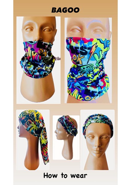Wow Bagoo- Buff- Baf- Bandana- Boyunluk- Saç Bandı fırsatları