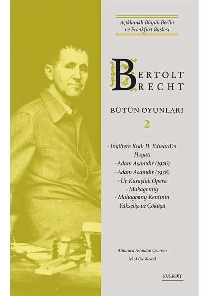 Bertolt Brecht Bütün Oyunları 2 (Ciltli)