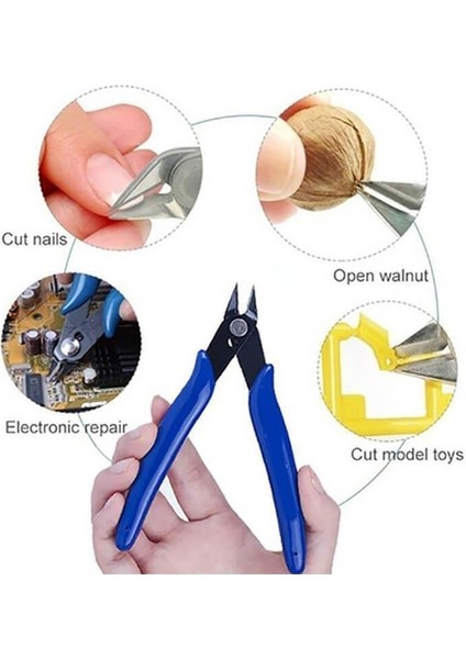 Mini Yan Keski Elektronikçi Tip (Model: 107F1) - Mavi