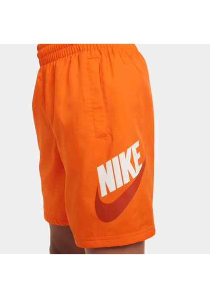FN8756 819 Nike Nsw Woven Short Hbr Çocuk Turuncu Spor Şort fiyatları