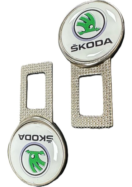 Skoda Uyumlu Ikaz Ses Metal Toka 2 Adet Çift Yönlüdür
