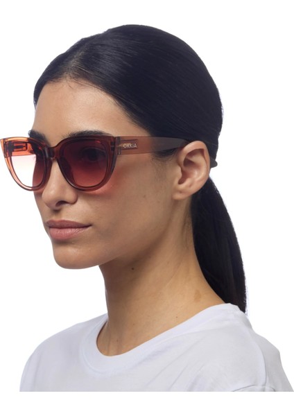 Silvia Unisex Güneş Gözlüğü Kahverengi/açık Pembe Degrade modelleri