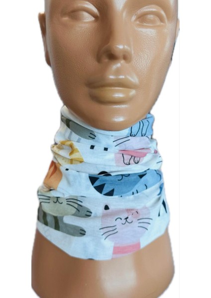 Bagoo Şirin Kedi Temalı Buff -Baf- Bandana- Boyunluk- Saç Bandı fırsatları