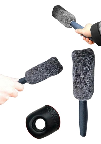 Mikrofiber Araba Jant Temizleme Fırçası Güçlü ve Etkili Temizlik