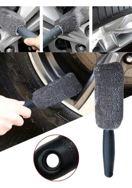 Mikrofiber Araba Jant Temizleme Fırçası Güçlü ve Etkili Temizlik fırsatları