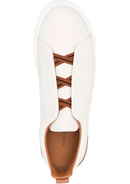 Erkek Deri Sneaker Siyah Kahverengi ve Beyaz Kahverengi modelleri