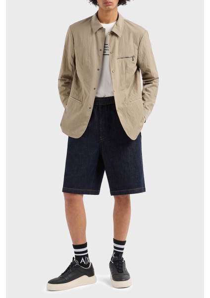 Astarlı Regular Fit Çıtçıt Düğmeli Düz Yaka Ceket Erkek Ceket XM000435 AF13138 U6167